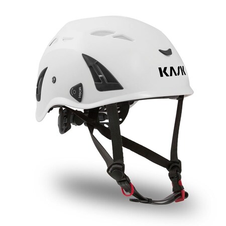 Kask Safety Helmet, Super Plasma, High-density ABS plastic, Central Ratchet, Up & Down, White KASKSPW-WH